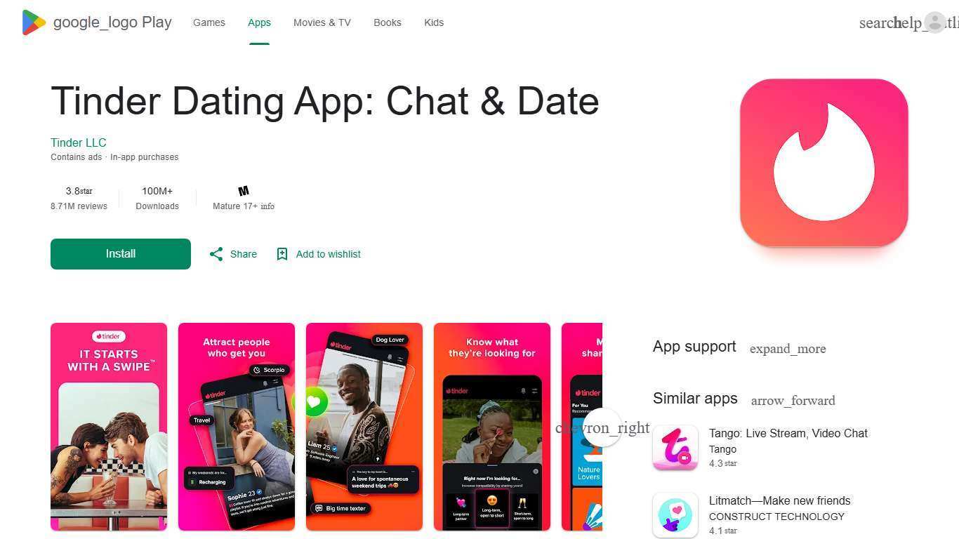 Tinder Dating App: Chat & Date - Apps on Google Play