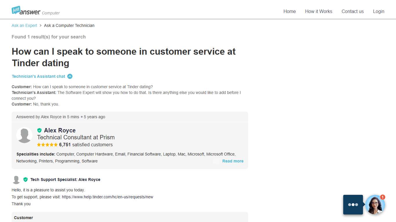 Tinder Service & Chat Support | Expert Help for Tinder PC